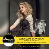 Award - Artist of the Year - Addison Bowman - Romeo and Juliet