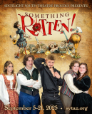 Promotional photo for Spotlight Youth Theatre's production of Something Rotten.