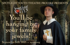 Promotional photo for Spotlight Youth Theatre's production of Something Rotten.