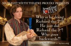 Promotional photo for Spotlight Youth Theatre's production of Something Rotten.