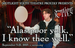 Promotional photo for Spotlight Youth Theatre's production of Something Rotten.