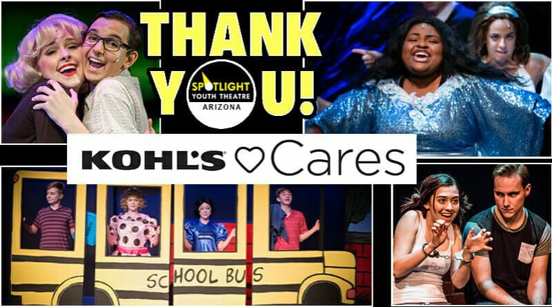 Spotlight Youth Theatre thanks Kohl's Cares