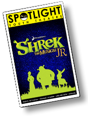 Shrek JR. Playbill, Spotlight Youth Theatre
