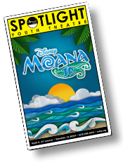 Moana Playbill, Spotlight Youth Theatre