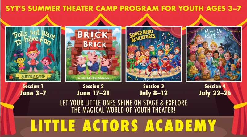 Little Actors Academy:  Summer Theater Camp Program for Toddlers Ages 3-7!