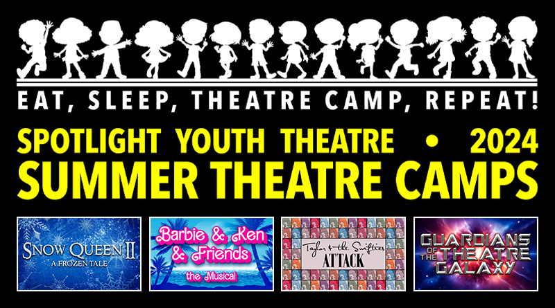 Summer 2024 Theatre Workshops:<br>Four two-week sessions beginning June 3, 2024