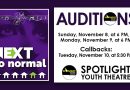 <div style="font-size:smaller">Audition for <em>Next To Normal</em></div>