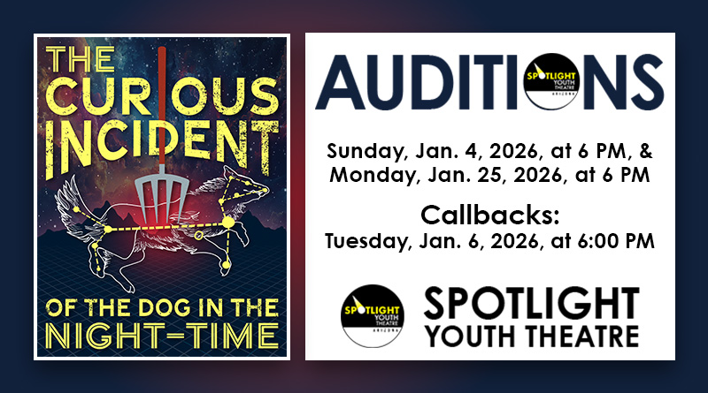 <div style="font-size:smaller">Audition for <em>The Curious Incident of the Dog in the Night-Time</em></div>