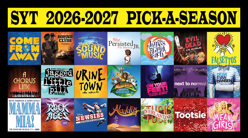 Help us select which shows to feature in Spotlight Youth Theatre’s 2026-2027 season!