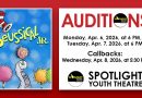 <div style="font-size:smaller">Audition for <em>Seussical the Musical Jr!</em></div>