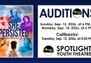 Audition for <em>She Persisted The Musical JR</em>